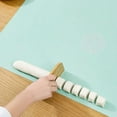 thumbnail image 1 of Silicone Baking Mat - Large Silicone Dough Mat, Non-Stick Rolling Dough Mat for Baking, Thickened Kitchen Countertop Protector, Reusable Kneading Board 17.7x25.6in Green Size:M, 1 of 2
