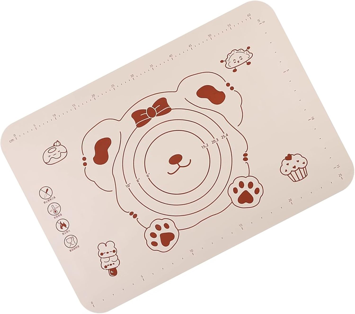 Silicone Baking Mat Pad Doughs Mat Nonslip Pastries Mat for Baking ...