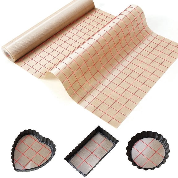 EuChoiz Brand Silicone Baking Mat Roll 16IN*5FT Free Cutting, Non-Slip Pastry Mat, Non-Stick Reusable