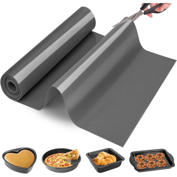 Silicone Baking Mat Roll, Cut to Size Non Stick Heat Resistant Pastry ...