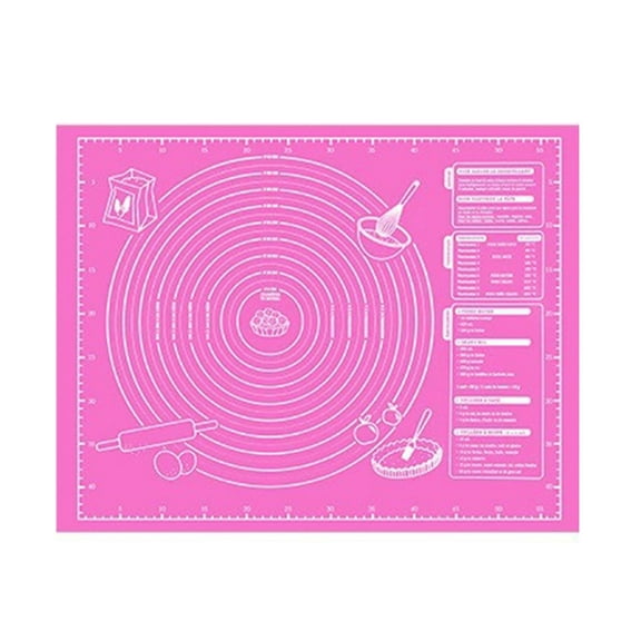 Silicone Baking Mat Silicone Dough Mat Slip Proof Heat Resistant Kitchen Pad Silicone Texture for Cooking and Baking