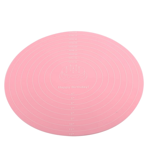 Silicone Baking Mat with Measurement Scales Nonstick Pastry Rolling Dough Countertop Protector Pad - 11.8 x 11.8 Inches / 30 x 30 cm