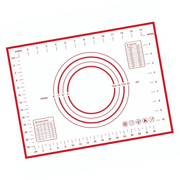 Silicone Baking Mats Nonslip Heat Resistant 230°C Easy Cleaning Food Grade Kitchen Dough Rolling Pastry Sheet