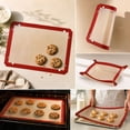 thumbnail image 1 of Silicone Baking Mats for Oven, Locking Dials Silicone Fiber Baking Mat, Nonstick Reusable Heat Resistant Baking Sheet Corners Snap Together to Form Leakproof Oven Liner, 1 of 7