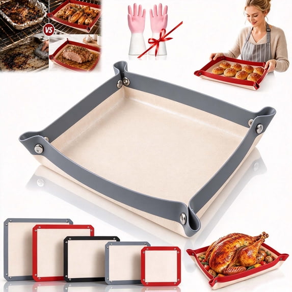 Silicone Baking Mats for Oven,Reusable Heat Resistant Fiber Cooking ...