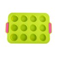 thumbnail image 1 of Silicone Baking Mold, Cupcake Pan, 12-Cavity Round Cake Tray for Muffins Chocolate Pizza, 1 Count, 1 of 3