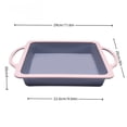 thumbnail image 1 of Silicone Baking Mold Silicone Baking Mold with Steel Ring, Two Tone Cake Pan for Cheesecake, Non Stick Flexible Dessert Bakeware, Springform Cake Mold for Oven and Freezer Cake Pan, 1 of 5