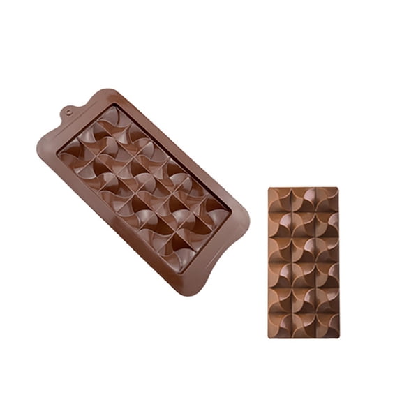 Silicone Baking Mold for Chocolate, Jelly, Energy Bars, and Waffles - 24-Cavity Reusable Mold for DIY Confections and Treats