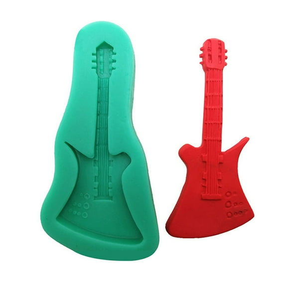Silicone Baking Moulds Guitar Notes Piano Silicone Fondant Molds Cake Fondant Chocolate Mould