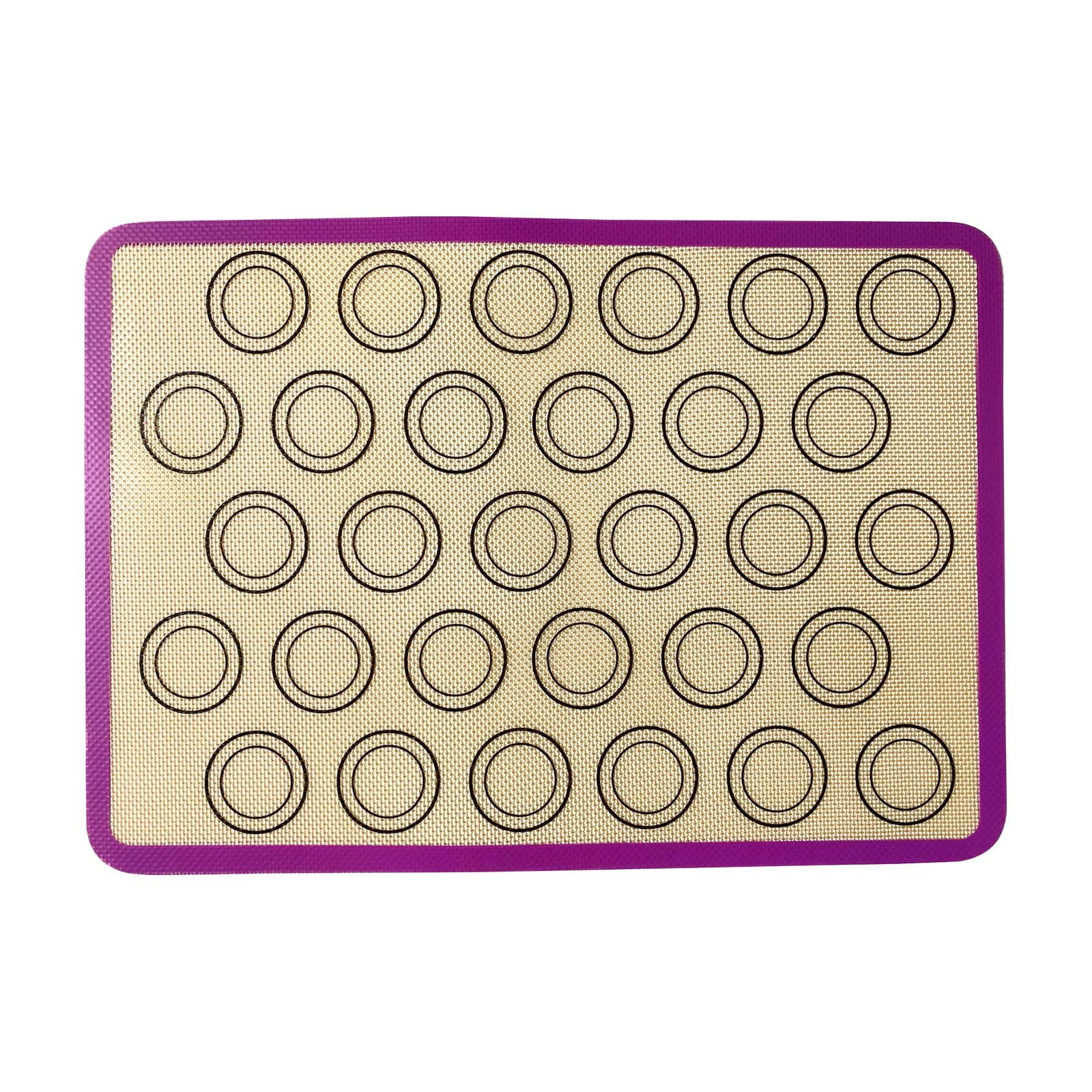 Silicone Baking Pad High Temperature Glass Fiber Makaron Baking Pad