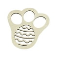 Silicone Baking Pan Easter Bunny Footprint Wood Easter Morning Bunny