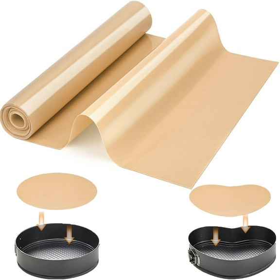 Silicone Baking Sheet,Bexikou Free Cutting Non-Slip Pastry Mat,Non-Stick Baking Mat Roll,Heat Resistant Silicone Pastry Mat Dough Rolling Mat, Silicone Oven Liner for Kitchen Baking-11.8in*6FT