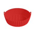 thumbnail image 1 of Silicone Baking Tray for Air Fryers | Reusable Non-Stick Cooking Mat | 7.5 Inch Frying Accessory Pad | Dishwasher Safe & Heat Resistant Up to 450°F, 1 of 2