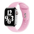 thumbnail image 1 of Silicone Band Compatible for Apple Watch Bands 40mm 44mm 38mm 42mm 41mm 45mm, Soft Replacement Strap Sport Wristband for iWatch SE Series 7/6/5/4/3/2/1 Women Men Sport Edition, 1 of 8