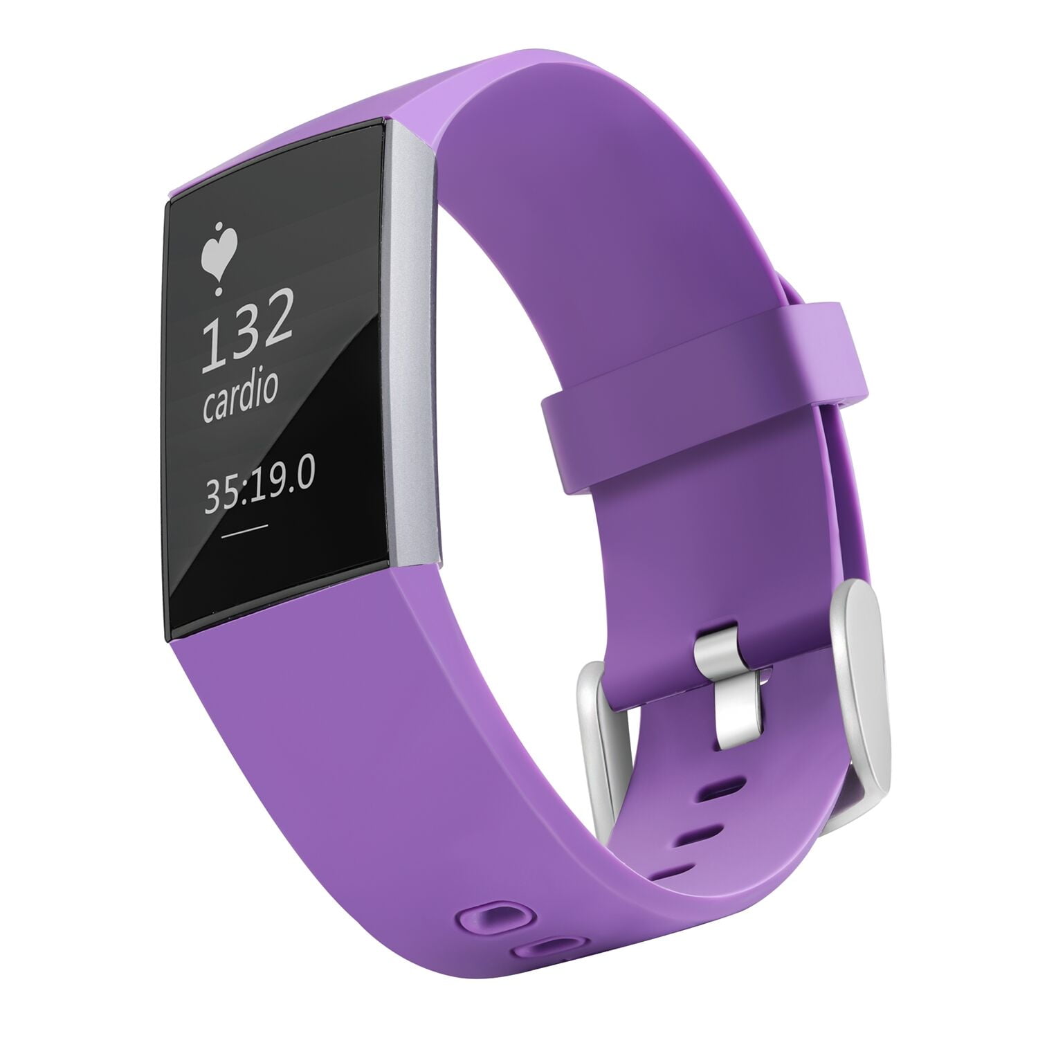 WITHit Black Silicone Band for Fitbit® Charge 3 & Charge 4 | Uhrenarmbänder