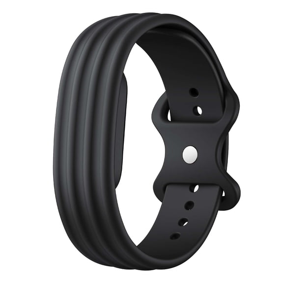 Silicone Band for Google Fitbit Air, Soft Ribbed Replacement Sport Strap for Men and Women Adjustable Wristband for Screenless Activity Tracker
