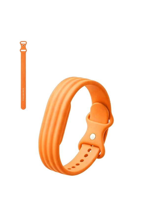 Silicone Band for Google Fitbit Air, Soft Ribbed Replacement Sport Strap for Men and Women Adjustable Wristband for Screenless Activity Tracker