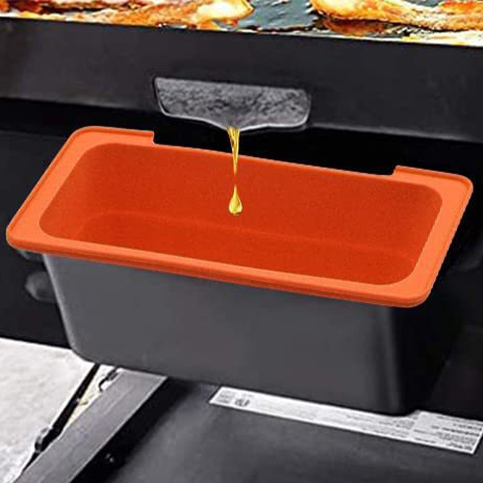 Silicone Barbecue Grill Mat With Oil Tray Grease Stone Baking Sheet