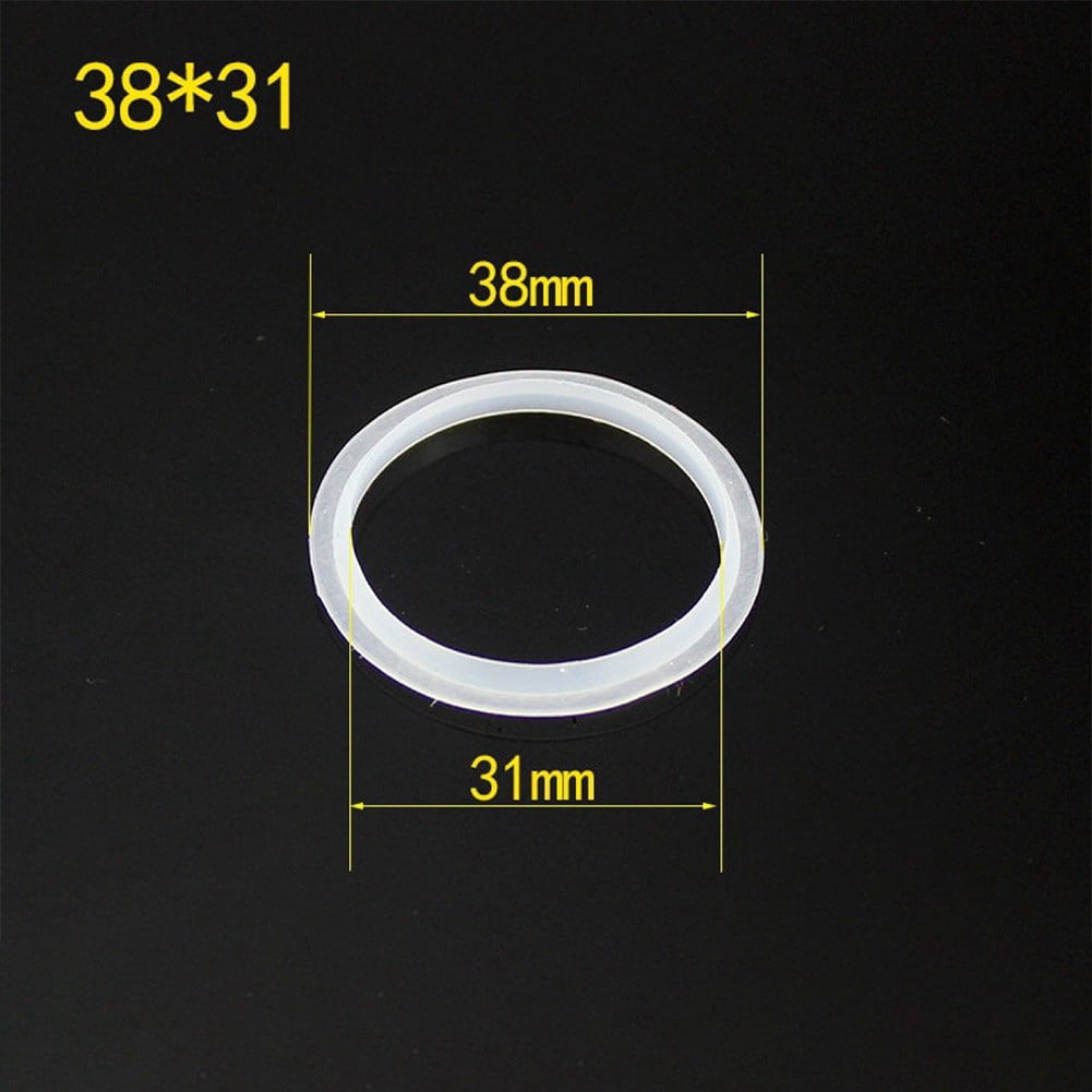 2pcs O-Rings Seal Rubber Gasket,Bath Plug Seal,Sink Waste Basin Click Plug Clear Rubber Rubber Seal Washer Gasket For Push-Type Pop Up Sink Drain Plug Metal Basin Plugs(31/39mm - Foto 4