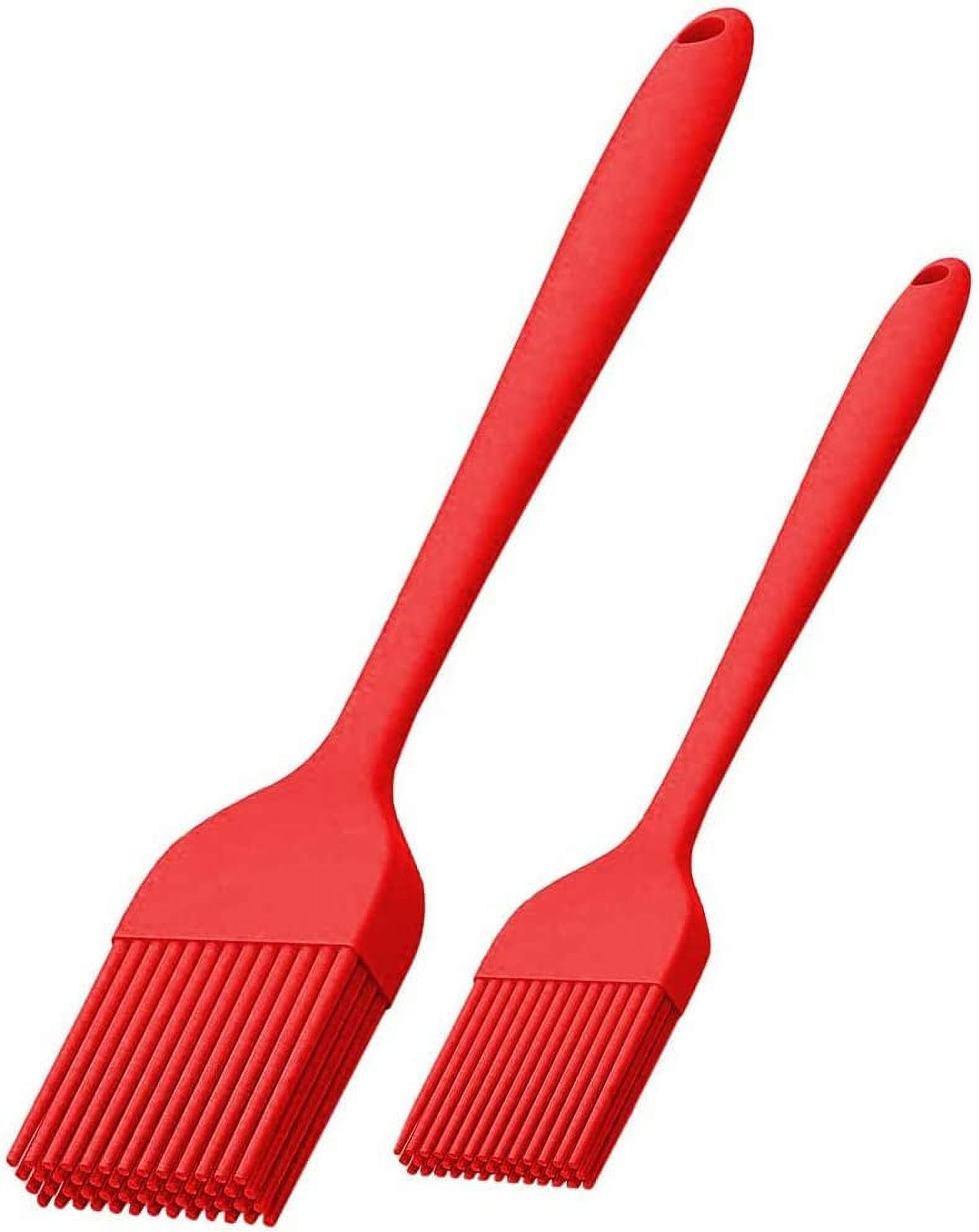 Produktbild von ChAusa Silikon Backpinsel 2er-Set - Extra Große 10cm Bürsten Hitzebeständig Bis 230°C