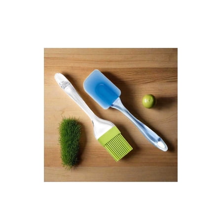 Silicone Basting Brush and Spatula Set, Heat Resistant Kitchen Cooking Utensils for Baking, BBQ, Pastry, Oil and Sauce Spreading, Non-Stick Food Grade Tools