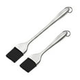 thumbnail image 1 of Silicone Basting Brush Stainless Steel Handle for Grilling Baking Kitchen Cooking, 1 of 4