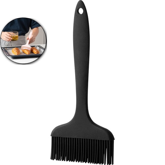 Silicone Basting Pastry Brush - Heat Resistant Cooking Brush Food Brush for Oil, Sauce, BBQ, Baking Outdoor Grill Dishwasher Safe