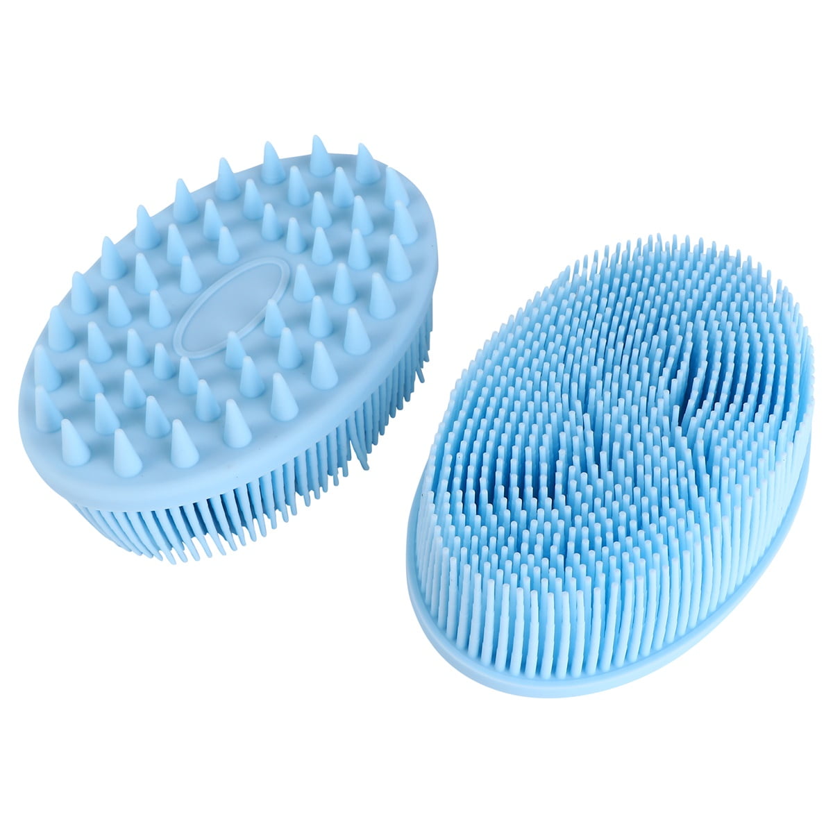 Silicone Bath Shower Loofah Brush Set for Body Exfoliation - Walmart.com