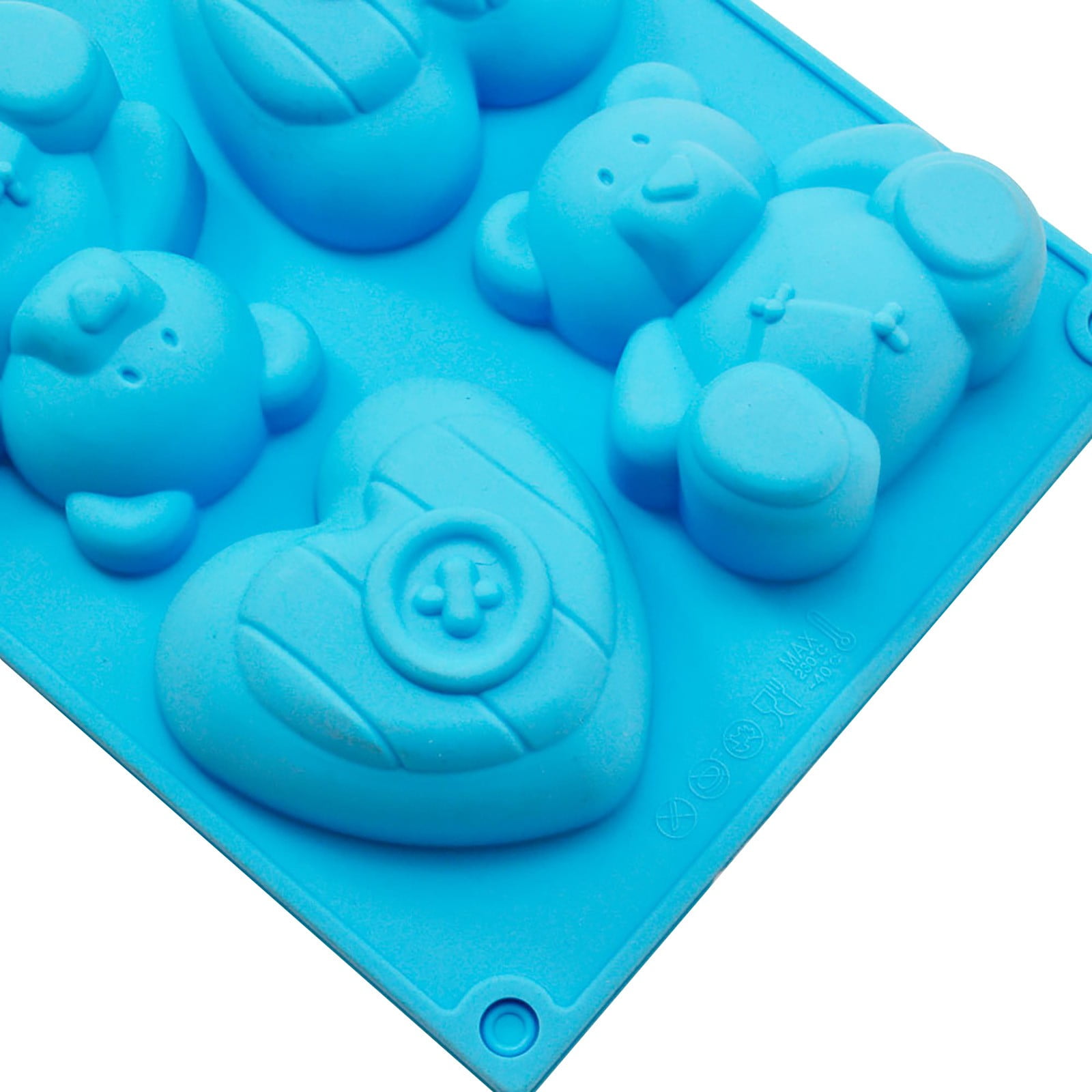 Silicone Bear Love Bakeware Cake Mold Cartoon Bear Love DIY Baking ...