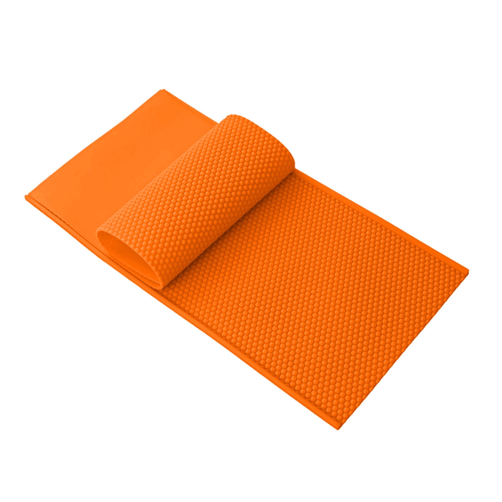 Silicone Beeswax Foundation Press Mold with Honey Scraper, 5.4mm Honeycomb 2 Sheets Non-Stick Reusable for Beekeeping and Candle Making Supplies (Orange)