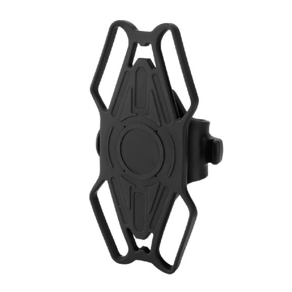 Silicone Bike Phone Holder Strap Adjustable Holder for 4-7Inch Mobile Devices Shockproof Cycling Gear