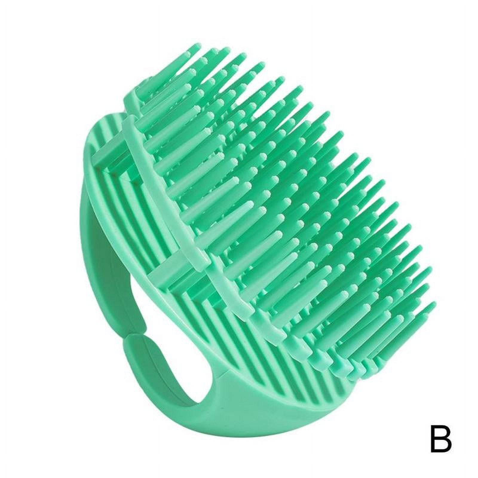 Silicone Body Hair Scalp Massage Shampoo Brush Hair Washing Comb Shower