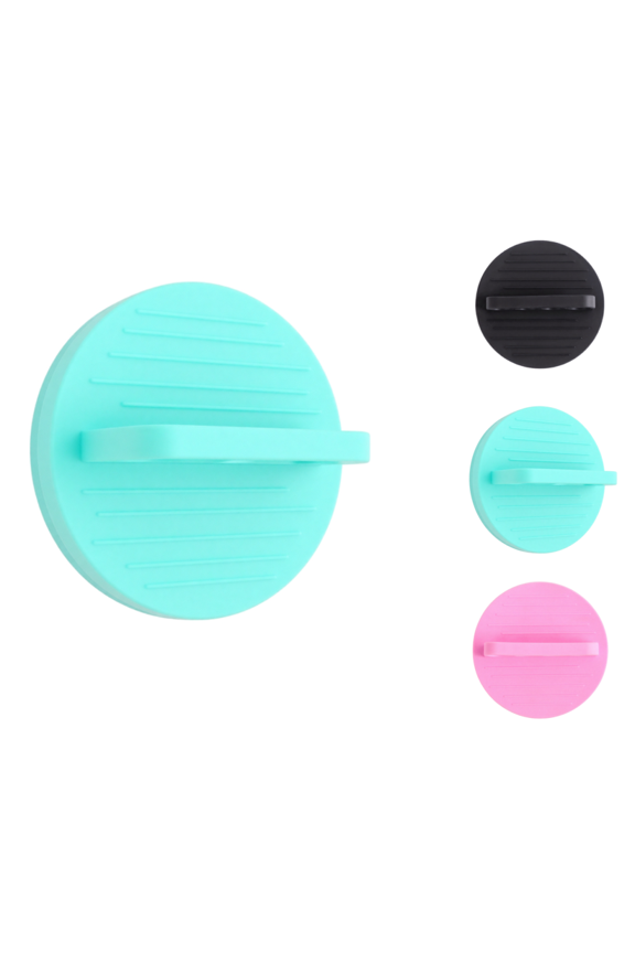 Silicone Body Scrubber Brush For Body Body Scrubbers For Use In Shower, Soft Body Brush, Non Slip Grip Strap Series, Quick Dry Hygiene Texture, For Deep Exfoliating Bath Cleansing, 1 Piece, Blue