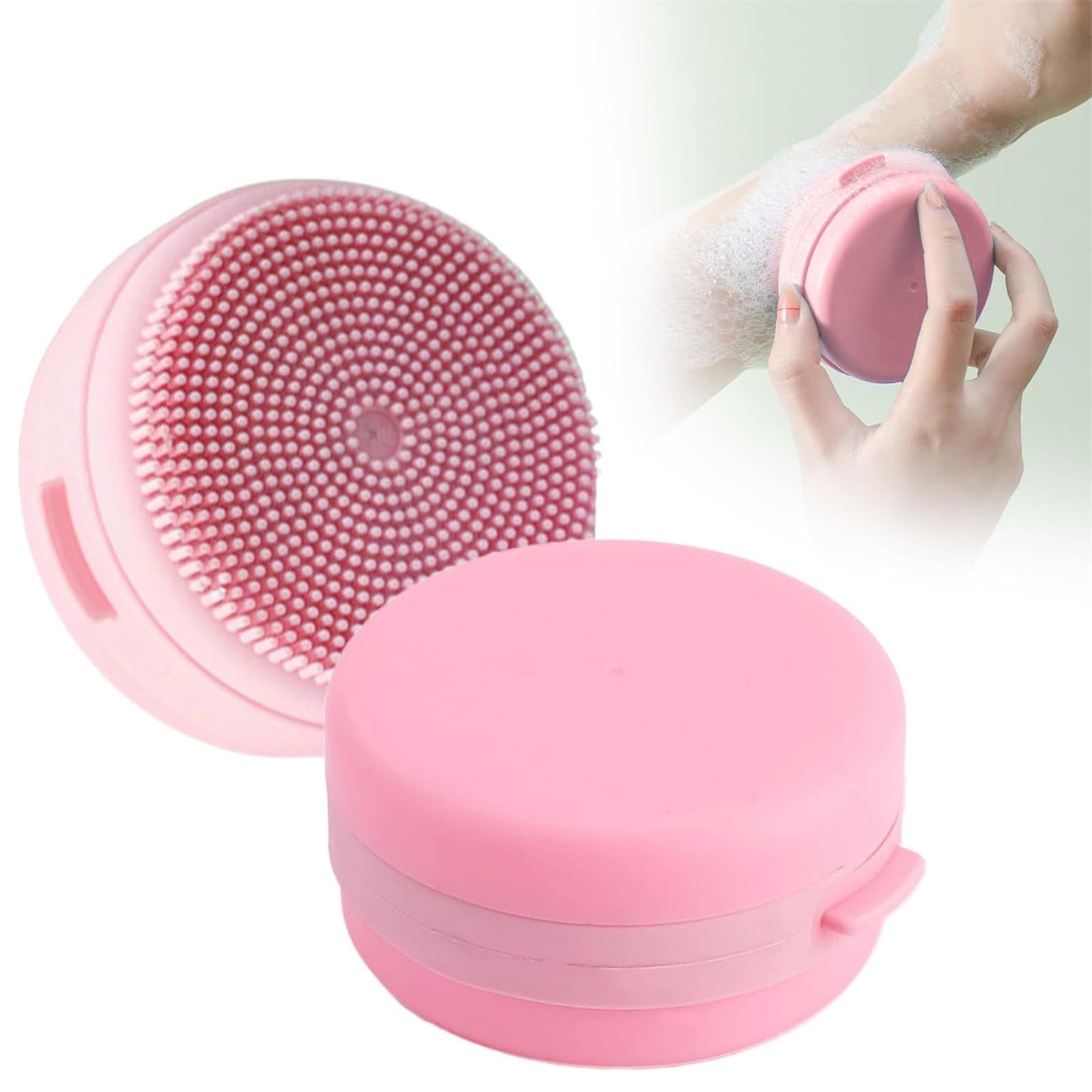 Silicone Body Scrubber Loofah Soft Exfoliating Body Bath Shower ...