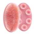 thumbnail image 1 of Silicone Body Scrubber, Soft Gentle Shower Brush with 6 Suction Cups, Easy to Store Long Lasting Exfoliating Tool for Women Men Rapid Foaming Deep Clean Bath Home Spa Travel Accessory, 1 of 5