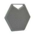 thumbnail image 1 of Silicone Body Scrubber with Non-Slip Handle - Shower Brush - 1 Count, 1 of 9
