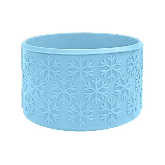 Silicone Boot Sleeve for , Christmas Snowflake Texture Silicone Boot Sleeve for Tumbler, Bottom Boot Protective Boot Anti-Slip Bottle Bottom Sleeve Cover for