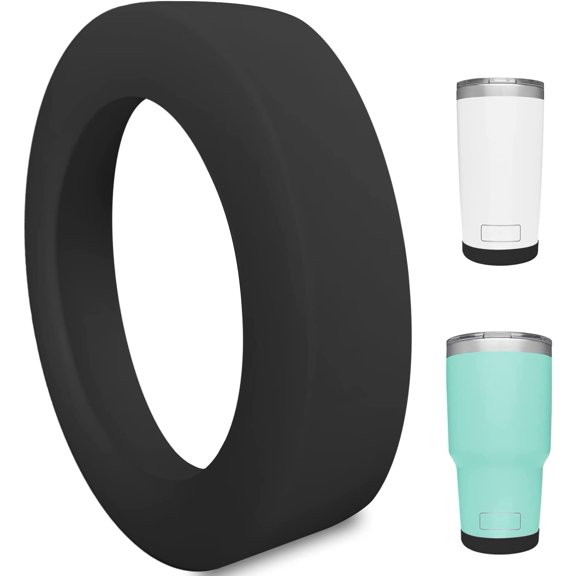 Silicone Boot Sleeve for YETI Tumbler 30 oz, 20 oz - Safer Protection and Less Noise for Yeti Coffee Mug Cup 20oz 30 oz - Dishwasher Safe