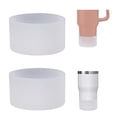 thumbnail image 1 of Silicone Boot for Stanley Quencher 40oz Tumbler with Handle & IceFlow 20oz/30oz, Clear Protective Bottom Sleeve Cover for Scratch & Noise Protection, 1 of 2