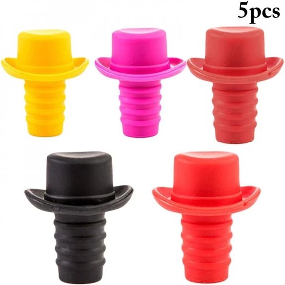 Silicone Bottle Stopper Bottle Caps Wine Stopper Family Bar Preservation Tools Silicone Creative Design Safe And Healthy Kitchen