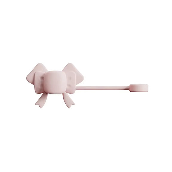Silicone Bow Straw Covers Cap for Cup 30 & 40 oz, 4 Pcs Cute Dust-Proof Reusable Straw Topper Tips Lid for 8-12mm Straws