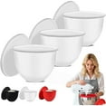 thumbnail image 1 of Silicone Bowl Insert for Kitchen Aid, Bowl Liners Silicone Bowl Liner for Kitchenaid Mixer Bowls 4.5 & 5 Qt Tilt Head Mixing, Replacement Accessories Mixaid Baking Cooking No Needed (3PCS), 1 of 10