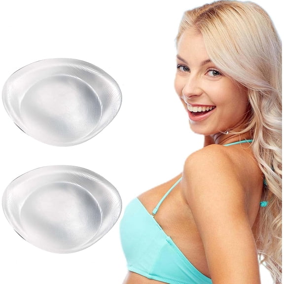 Silicone Bra Inserts Gel Breast Pads Clear for C-FF Cup