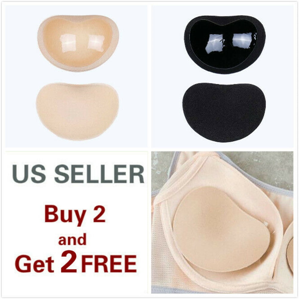 CYOUNG Silicone Adhesive Bra Pads Breast Inserts Breathable Push Up Sticky Bra  Cups for Swimsuits & Bikini Beige at  Women's Clothing store