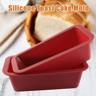 Homgreen Set of 4 Silicone Loaf Pan, NonStick Easy Release Rectangle  Silicone Mini Cake Pan for Baking Bread, Flexible BPA Free Silione Baking & Bread  Mold, Toast Pan, Brownie Loaf Pan, Cake