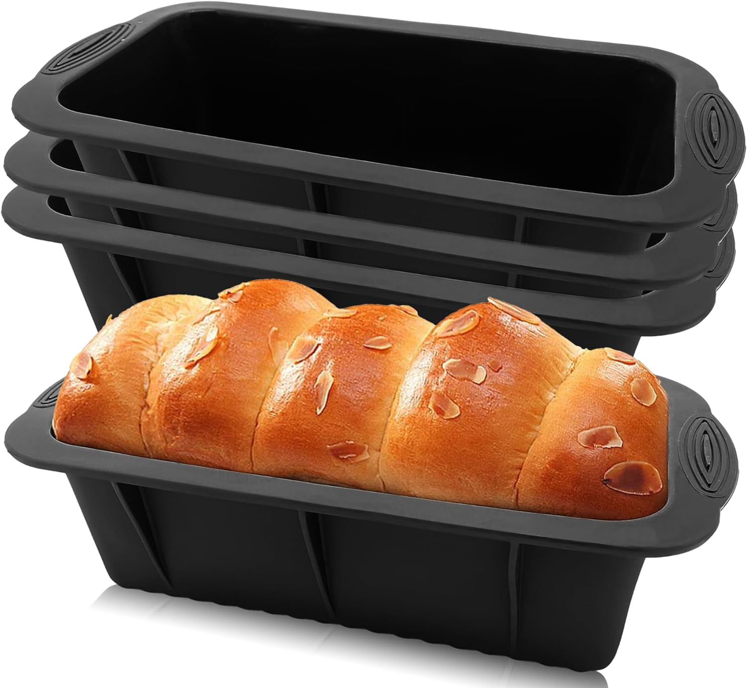 Silicone Bread Loaf Pan NonStick Loaf Pans for Baking Bread Silicone