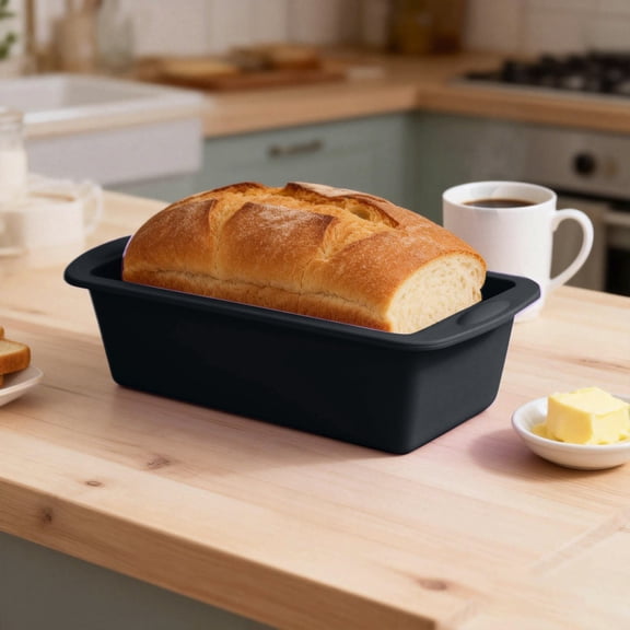 Silicone Bread Loaf Pan Non-Stick Mini Loaf Mold for Baking Bread Cake Meatloaf Lasagna Oven Bakeware