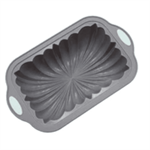 Silicone Bread Loaf Pan Nordic Design Classic Fluted Toast Mold Metal Reinforced Frame Secure B 2357