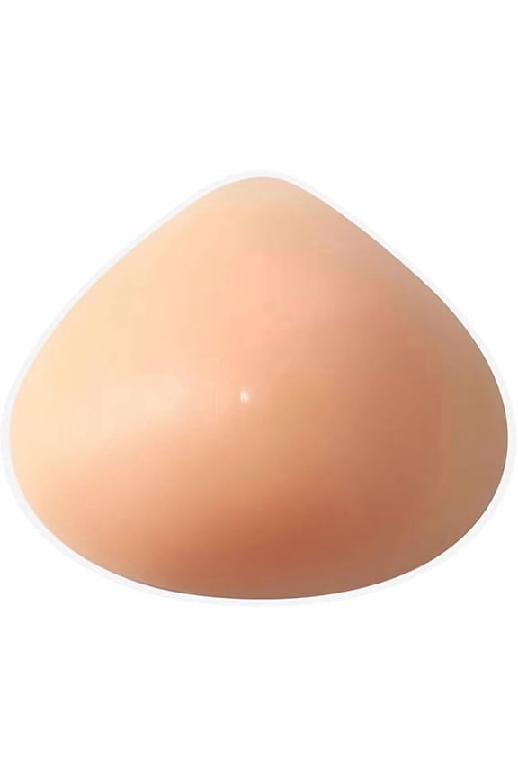 Silicone Breast Form Mastectomy Prosthesis Triangle Bra Enhancer Insert Pad One Piece B Cup 250g