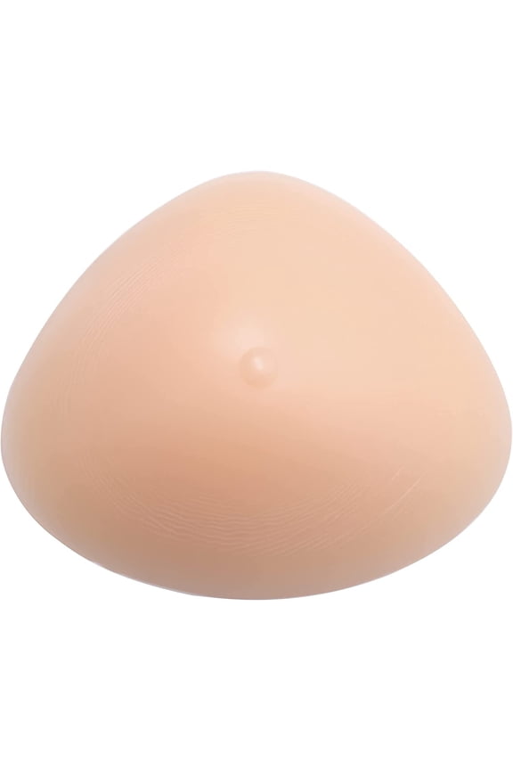 Silicone Breast Form Triangle Mastectomy Prosthesis Bra Pad Enhancer 1 Piece C Cup 400g